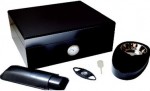 50 count  BLACK Giftset Humidor