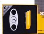 COHIBA CUTTER LIGHTER SET