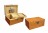 HUMIDOR 130 Ct. Lacquer Bubinga Finish w/Tray & Polished Hardware